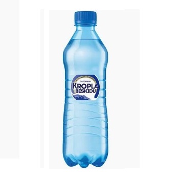 Woda Kropla Beskidu w butelce 500 ml gazowana